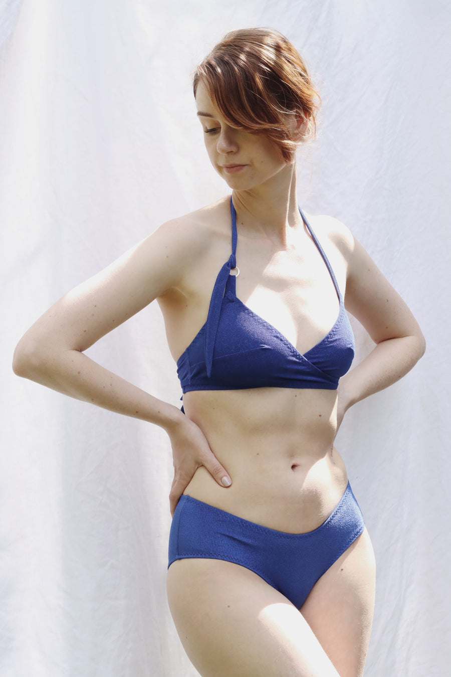 Le Fine Fleur Cobalt Blue bikini bottoms