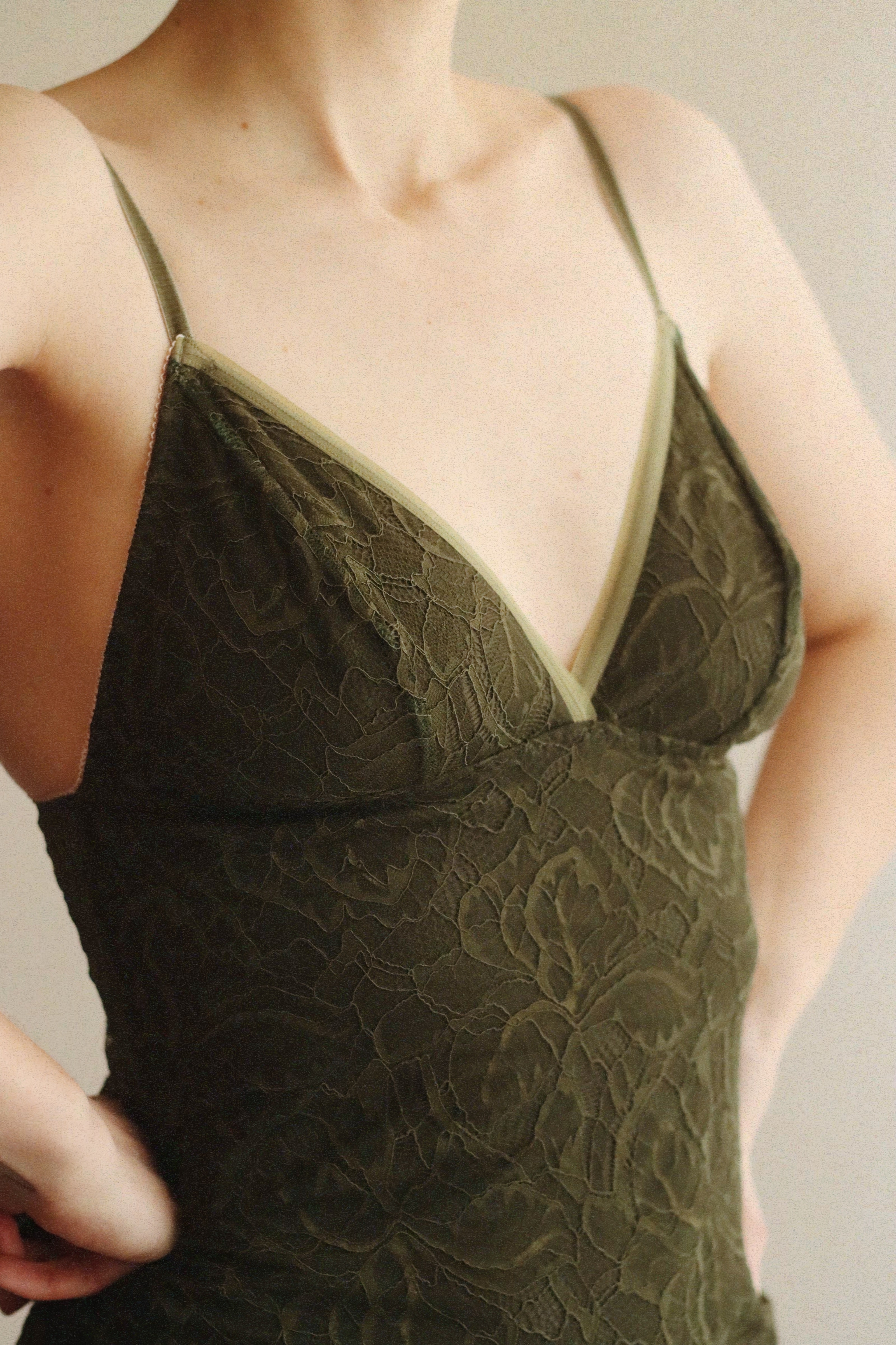 Inspire top teal Forest green