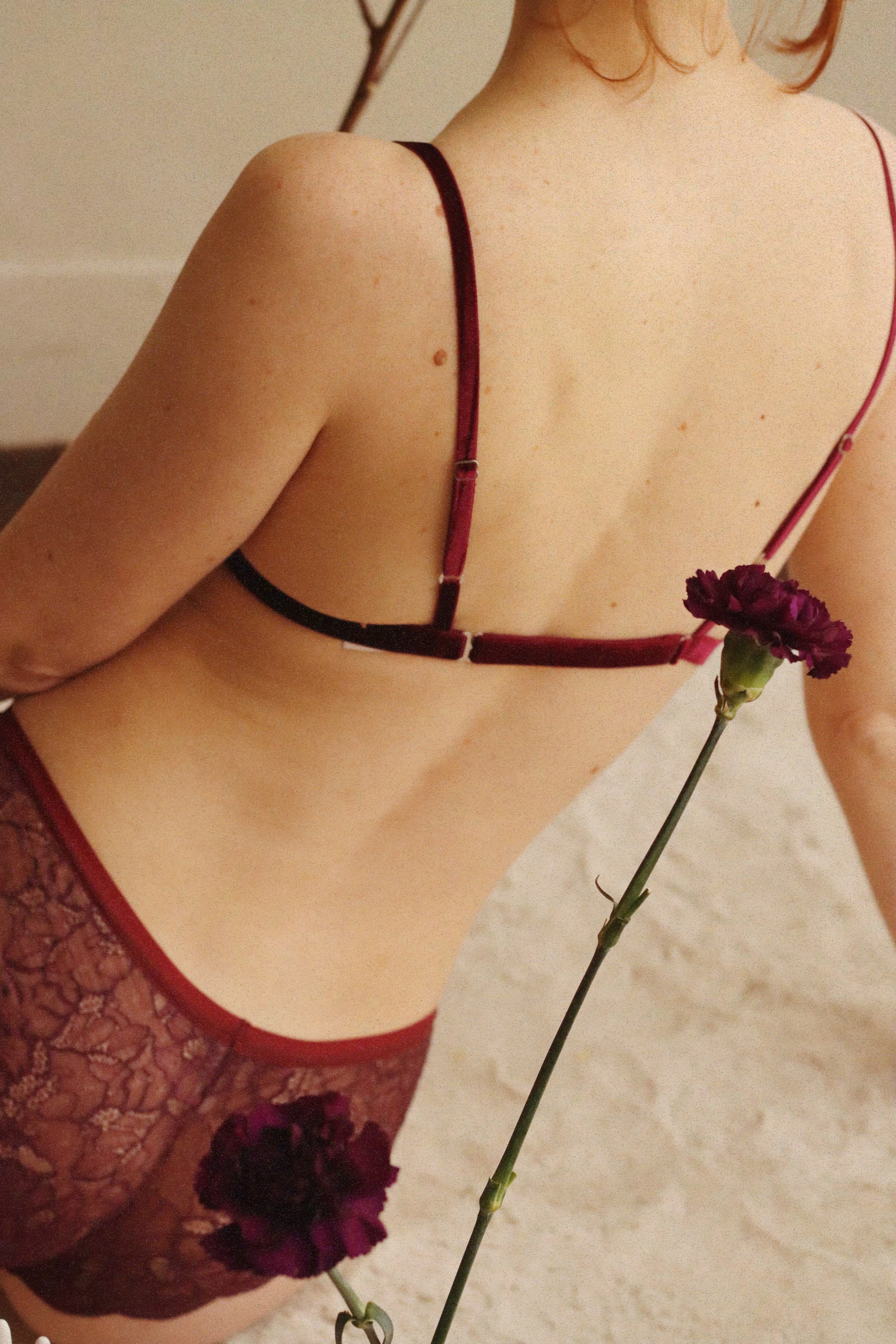 Infatuation tanga plum