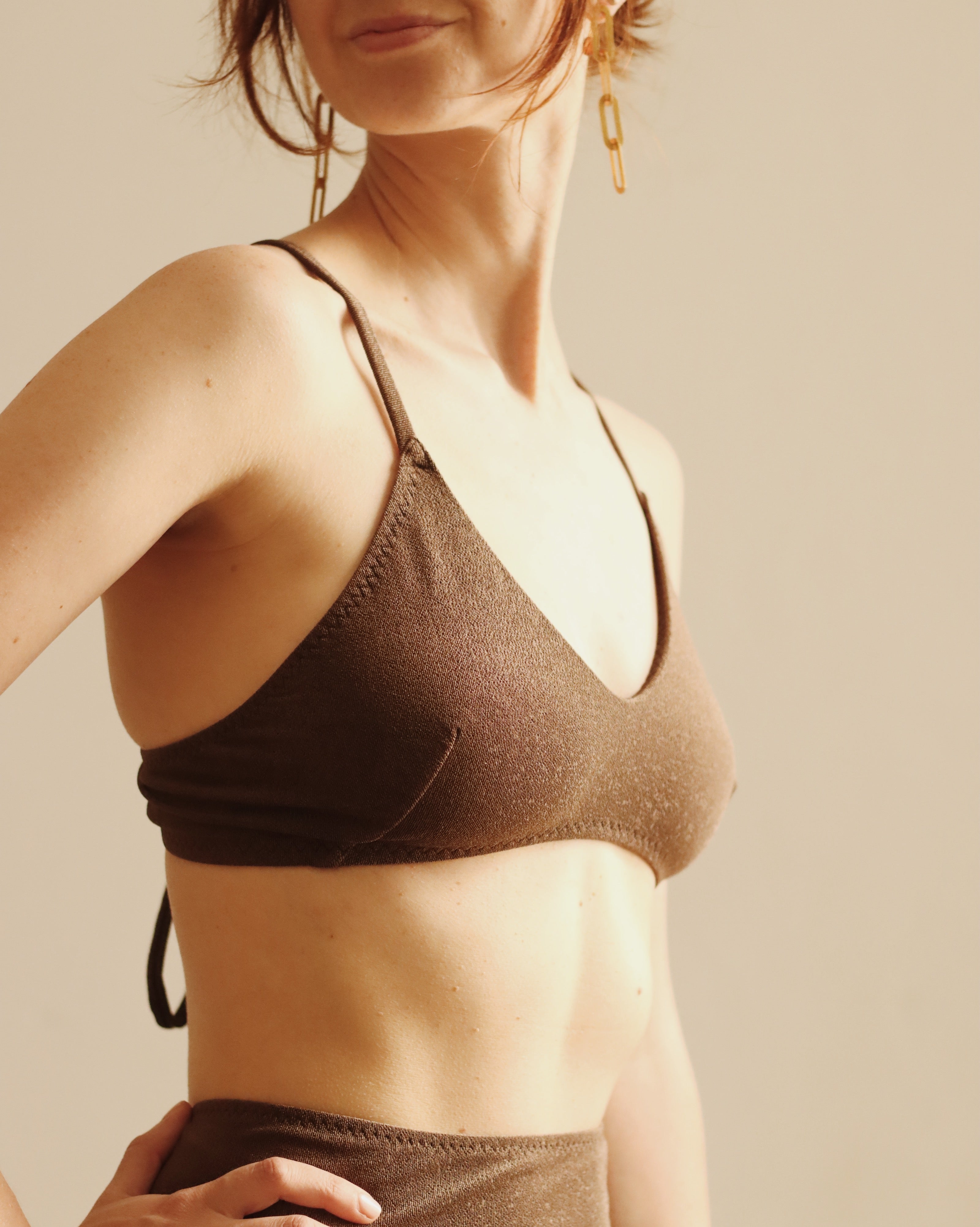 L'esprit ouvert bikini top (Last piece size L)