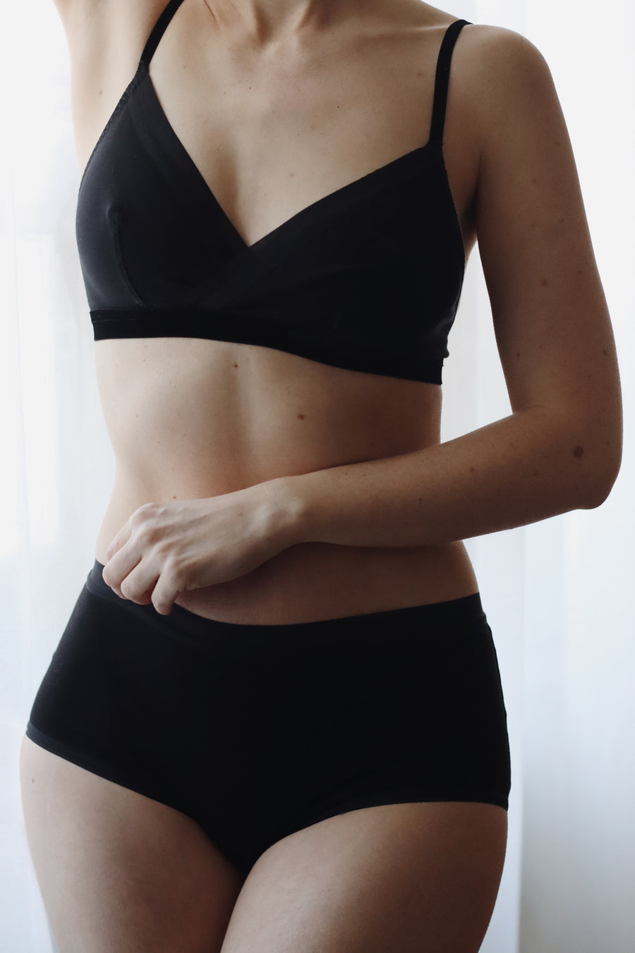Cotton midwaist panties