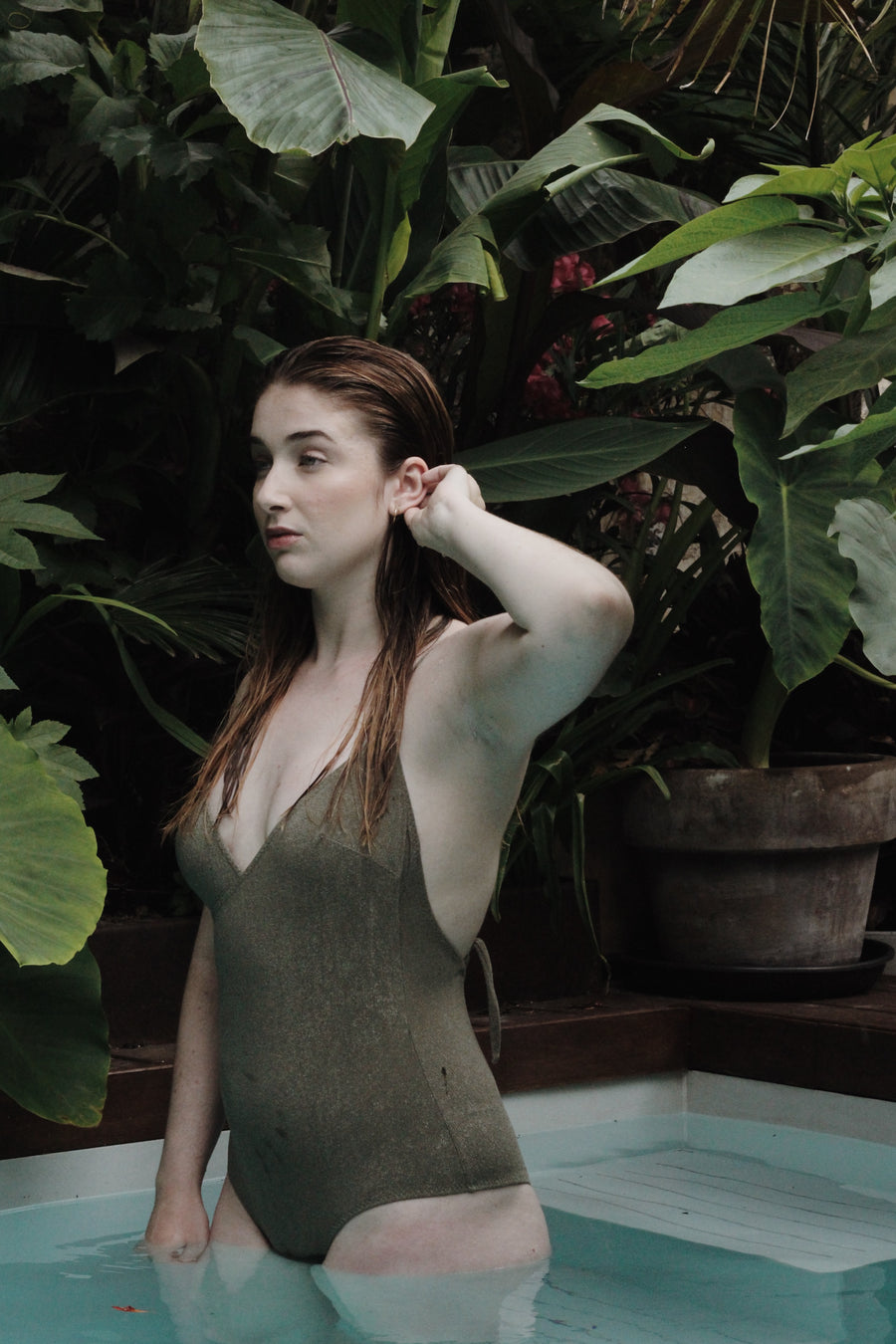 Allez-y Olive Bathing suit (last pieces)