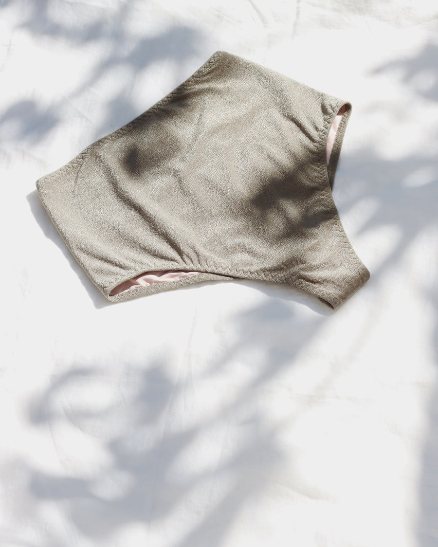 Allez-y Olive Green bikini bottoms