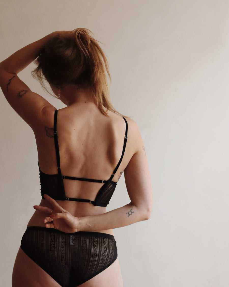Coquette panties black (last pieces size L)